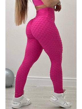 Conjunto Top + Legging Jacquard Stronger Pink