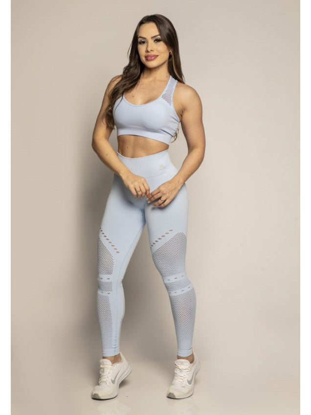 Conjunto Top + Legging Laguna Azul