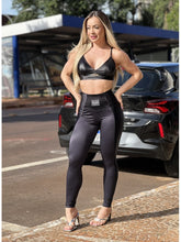 Conjunto Top + Legging In Black Preta