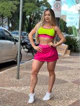 Conjunto Top + Short Saia Positivity Pink