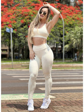 Conjunto Top + Legging Polaris Off White